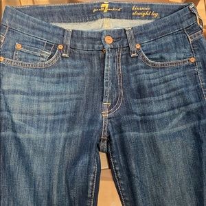 7 For All Mankind Kimmie Straight Leg Jean Size 28
